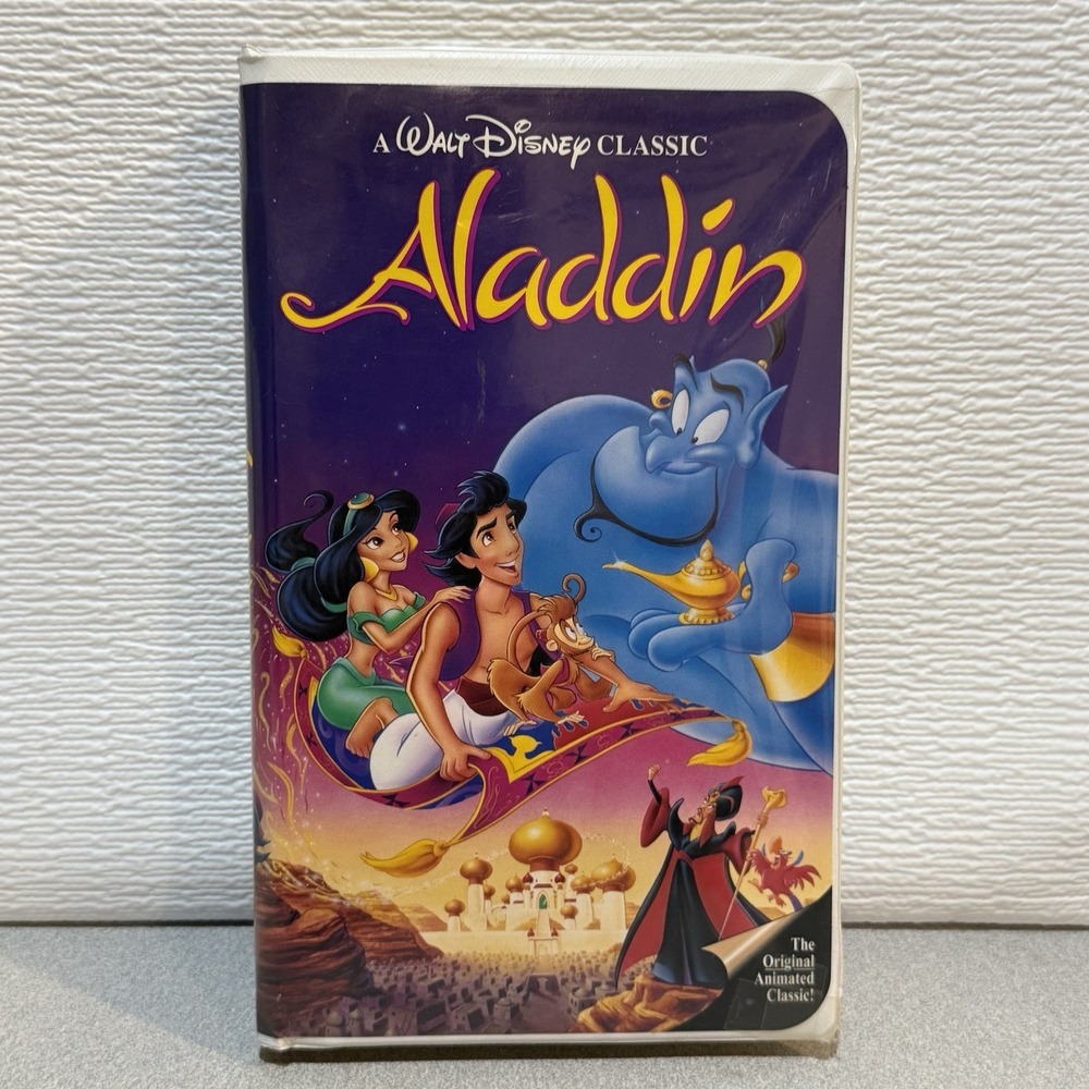 Aladdin Rare BLACK DIAMOND Edition (Walt Disney Classic) Aladdin VHS 072393-3